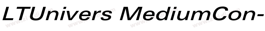 LTUnivers MediumCon字体转换
